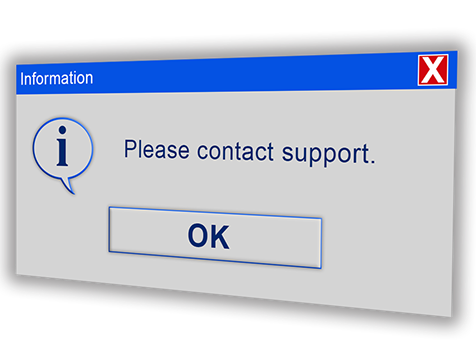 Contact Support Box